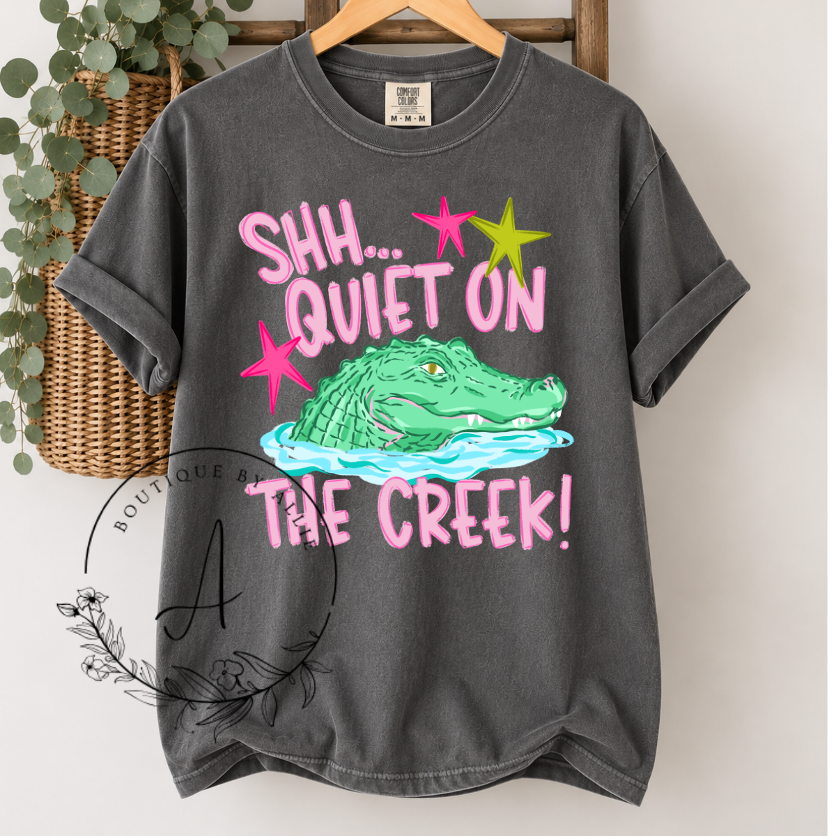 COMFORT COLOR TSHIRT - QUIET ON THE CREEK