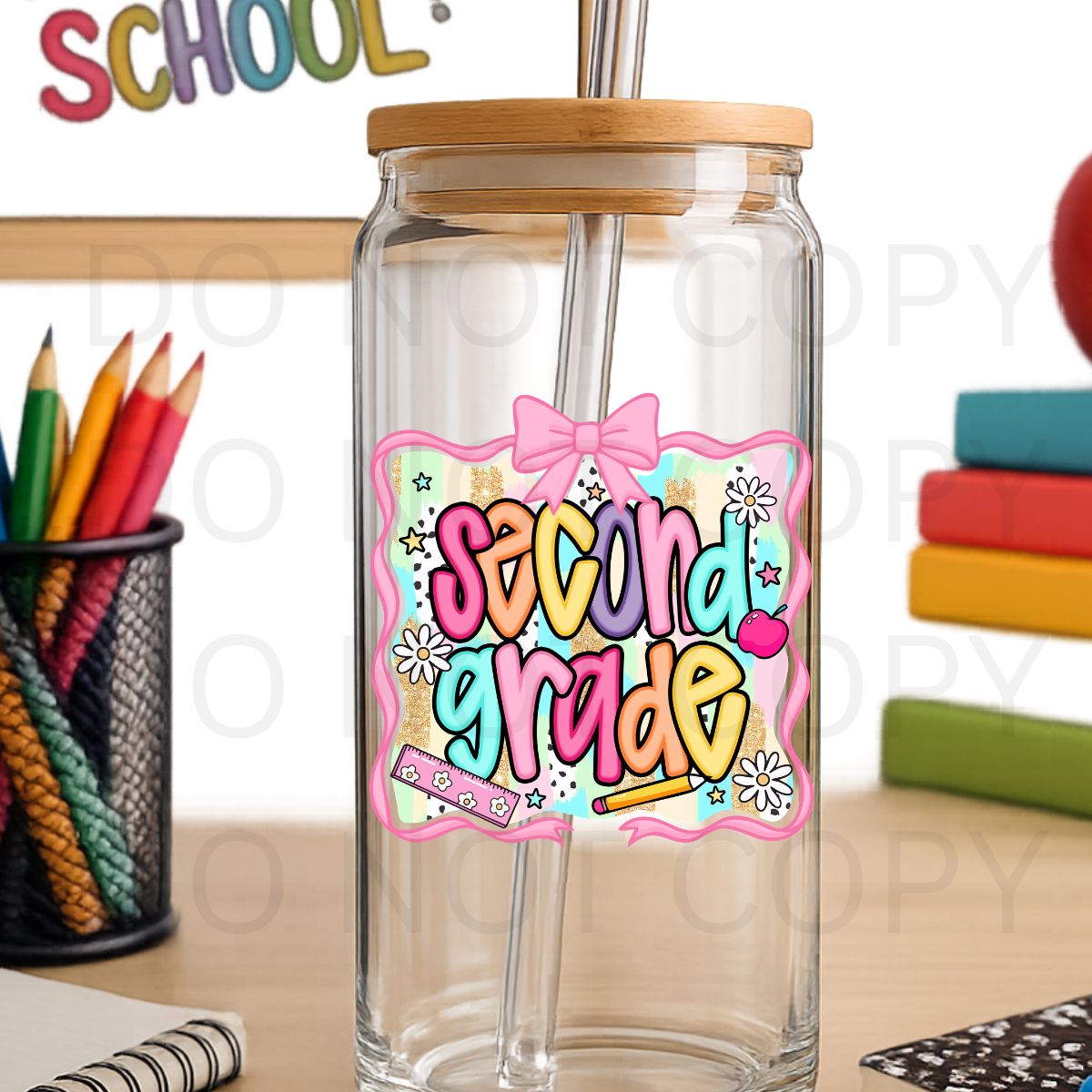 4" UV DECAL - SECOND GRADE