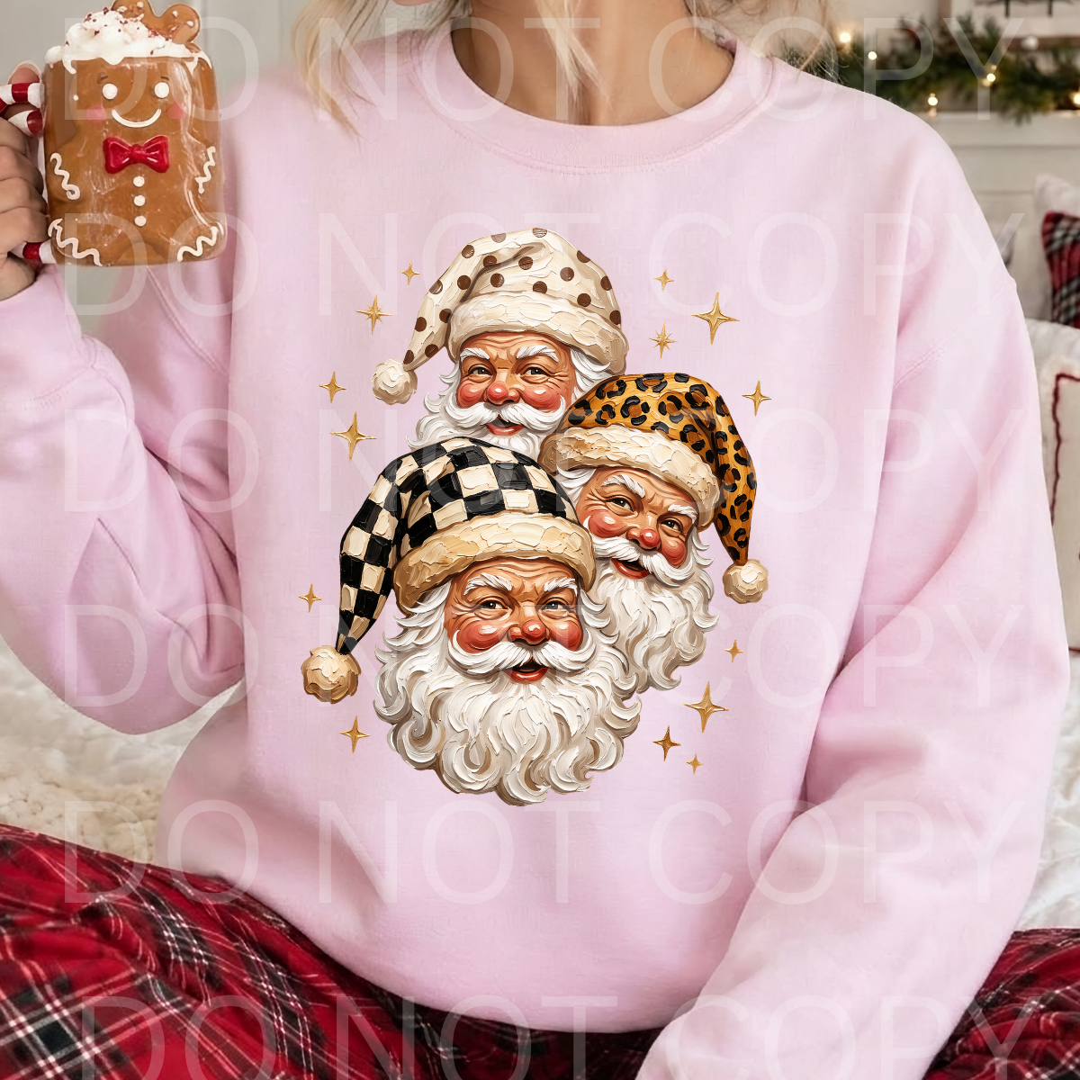 WHOLESALE DTF - 3 SANTAS - 156