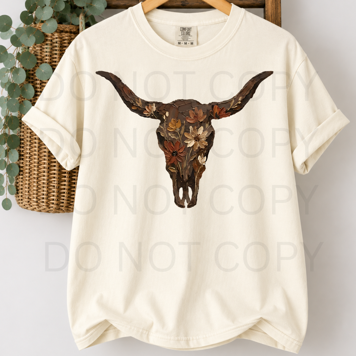 WHOLESALE DTF - BULLSKULL -099