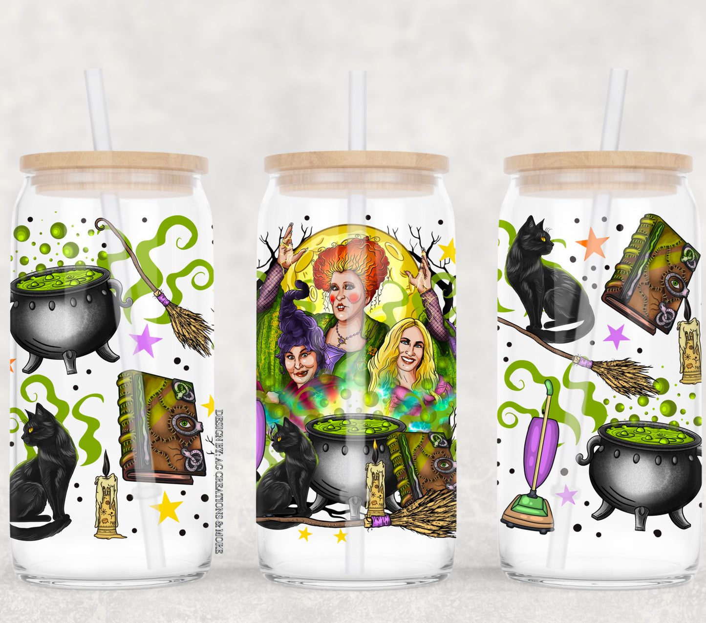 16oz CUP WRAP - 3 WITCH
