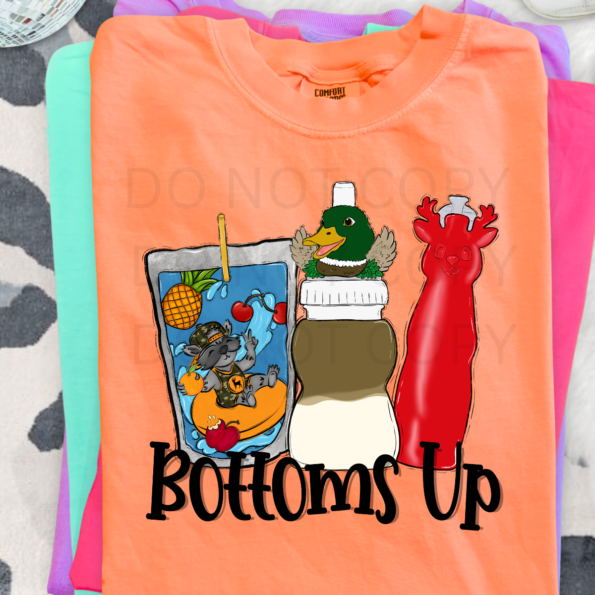 12" DTF - BOTTOMS UP