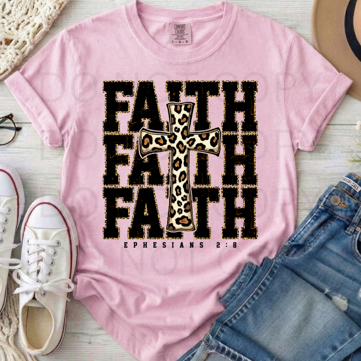 WHOLESALE DTF - FAITH STACKED - 045