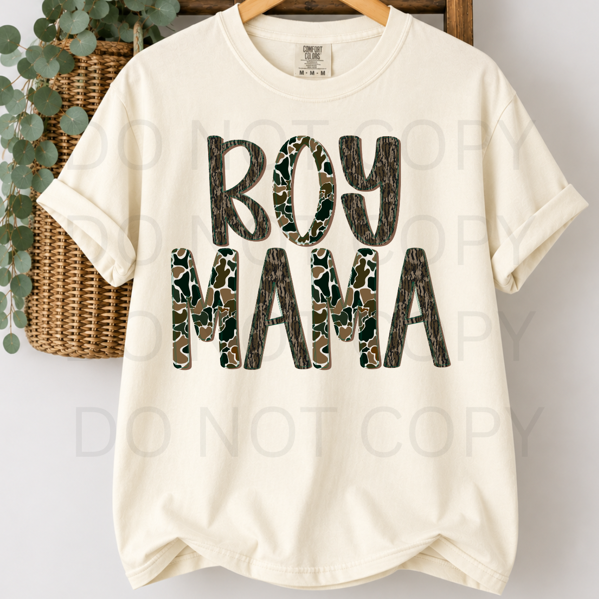 WHOLESALE DTF - CAMO BOY MAMA - 065