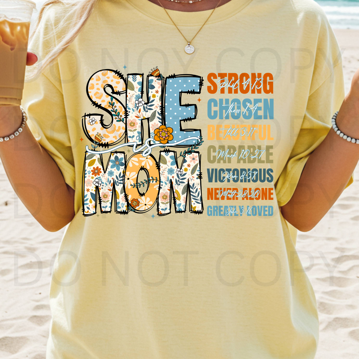 11.5" DTF - SHE IS MOM - C 3