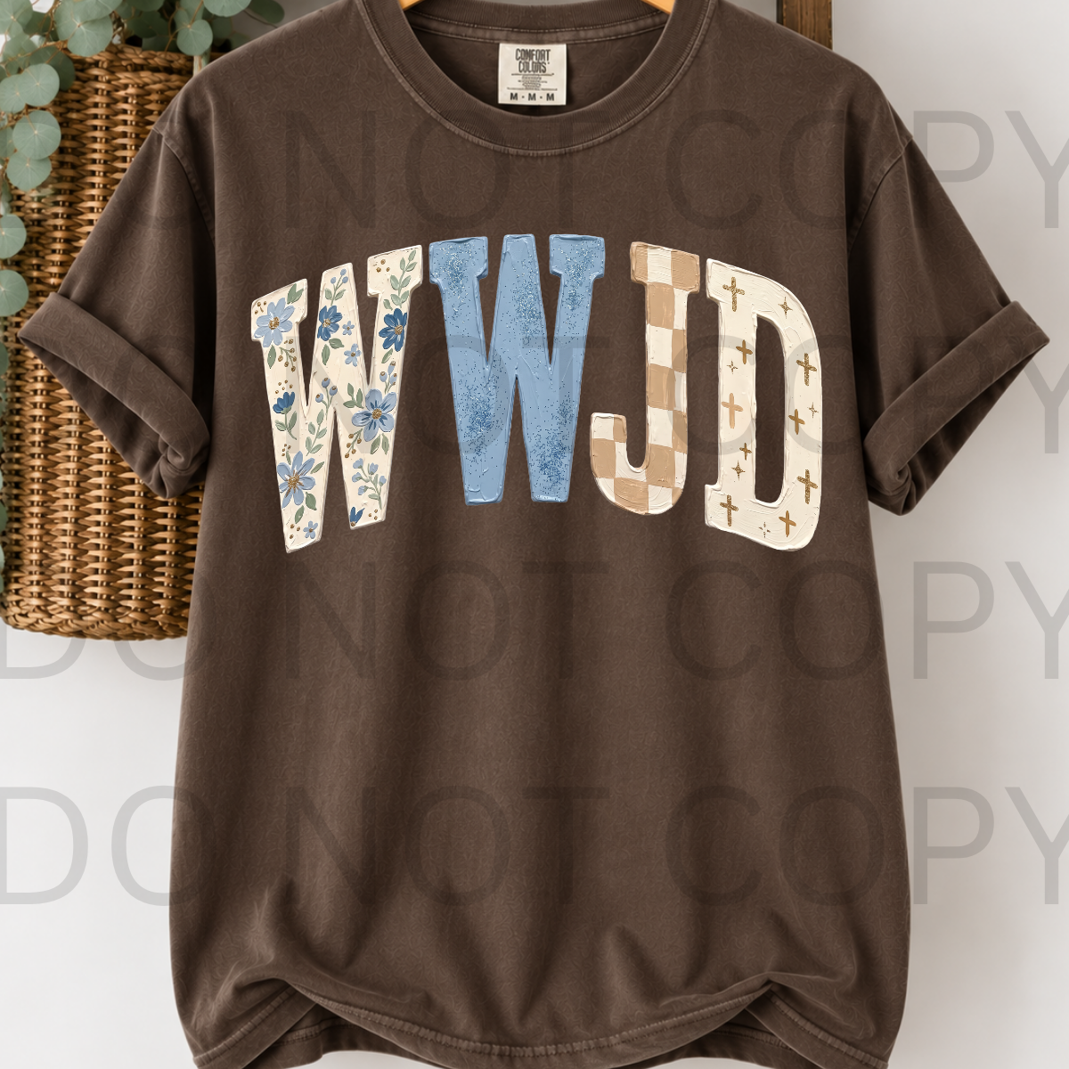 WHOLESALE DTF - WWJD PAINTED - 250