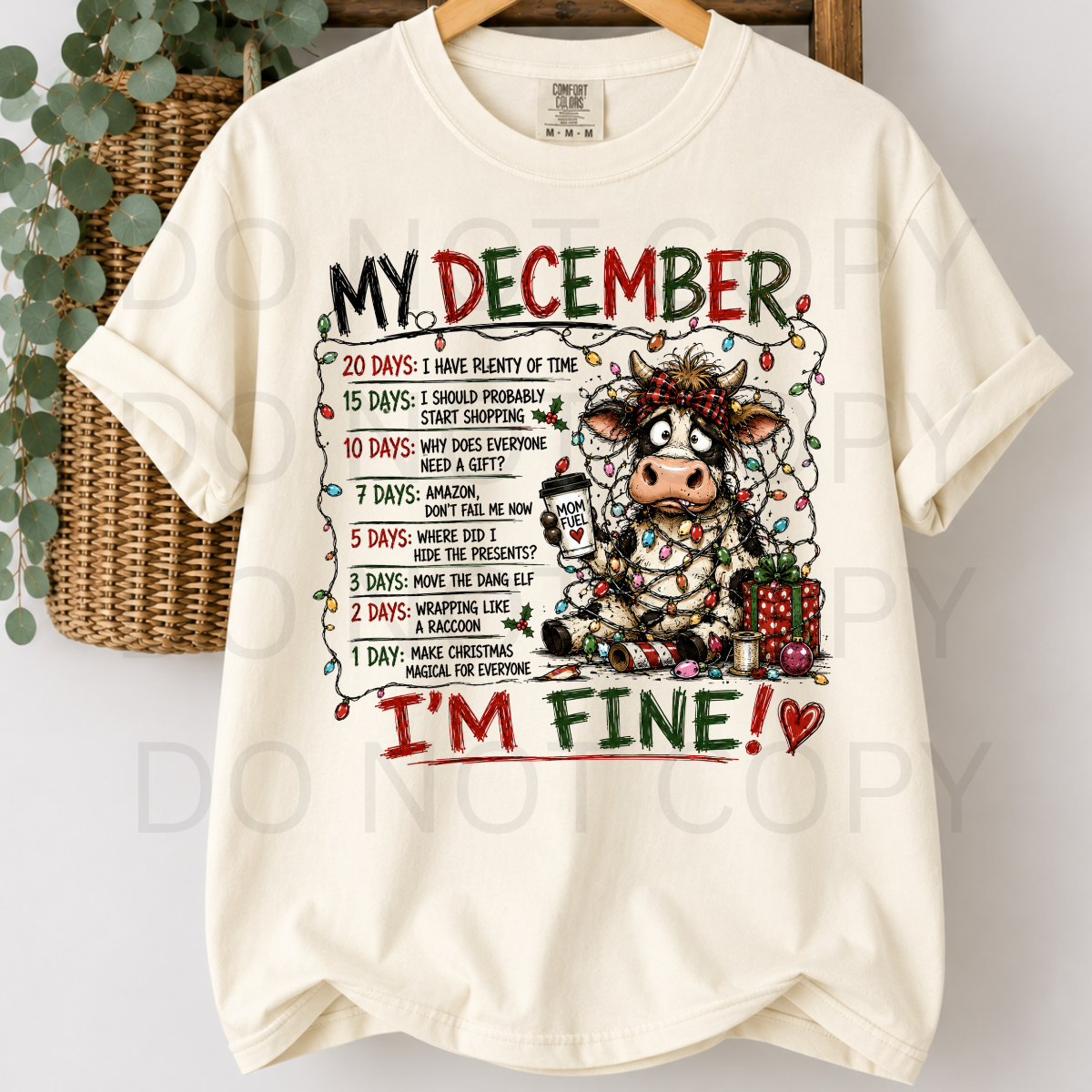 WHOLESALE DTF - MY DECEMBER IM FINE - 126