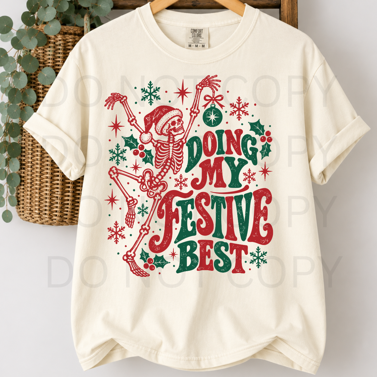WHOLESALE DTF - DOING MY FESTIVE BEST - 127
