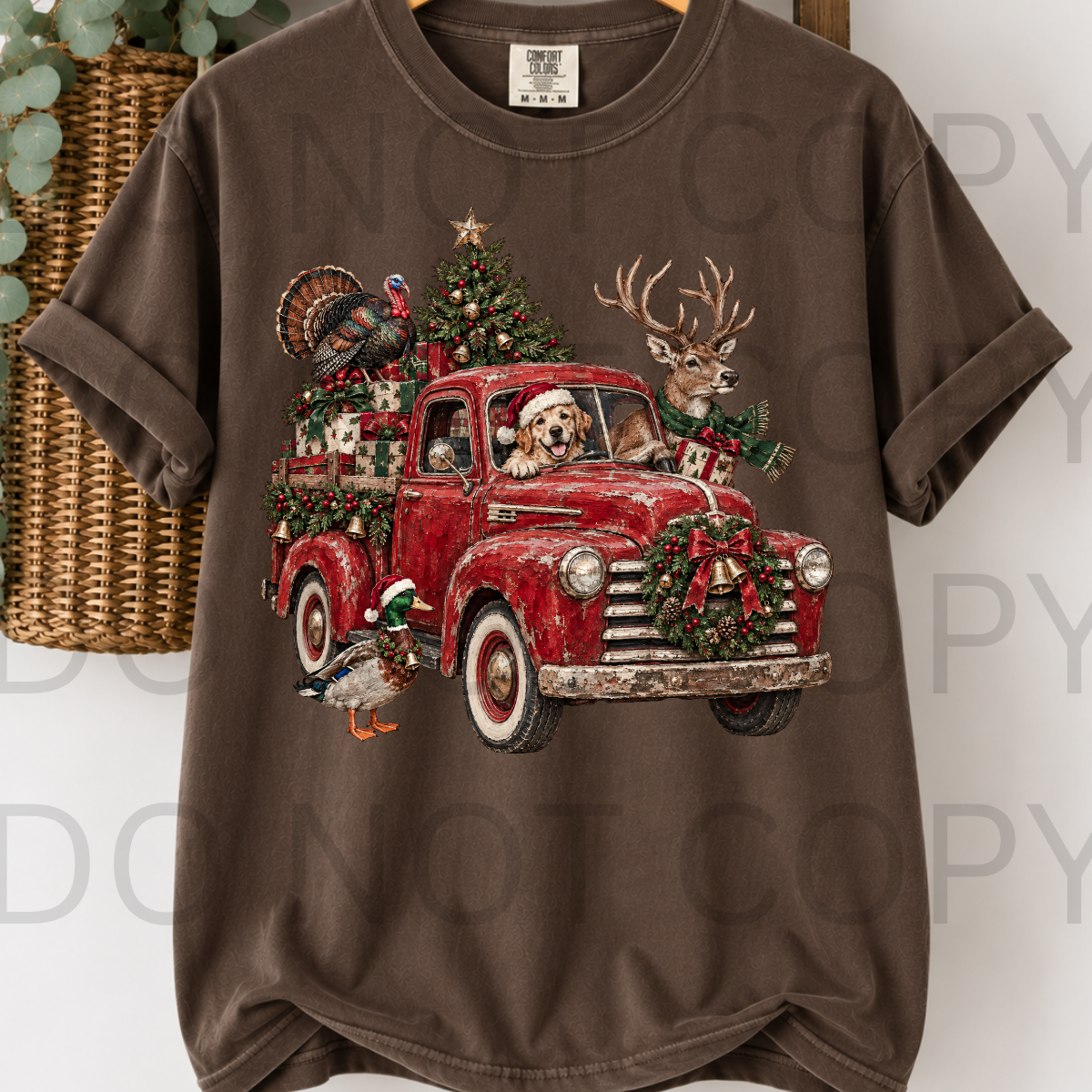 WHOLESALE DTF - CHRISTMAS TRUCK - 252