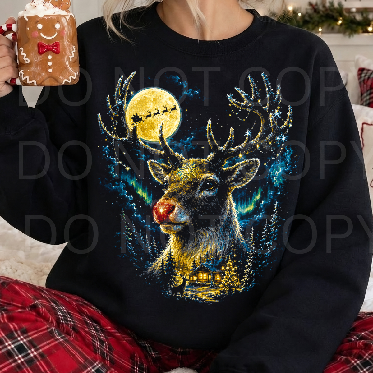 WHOLESALE DTF - Mystical Rudolph 016