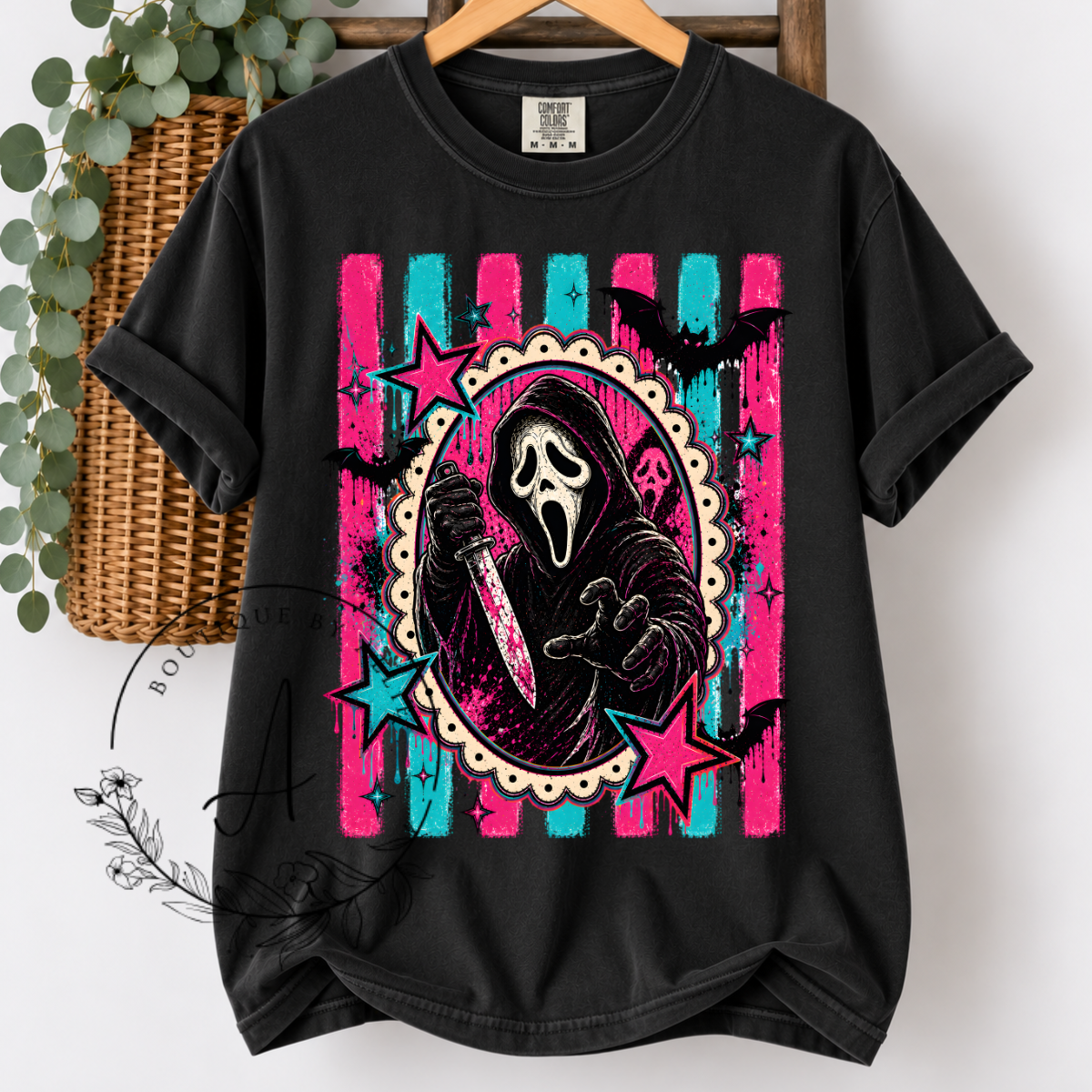 COMFORT COLOR TSHIRT - GHOST F A C E