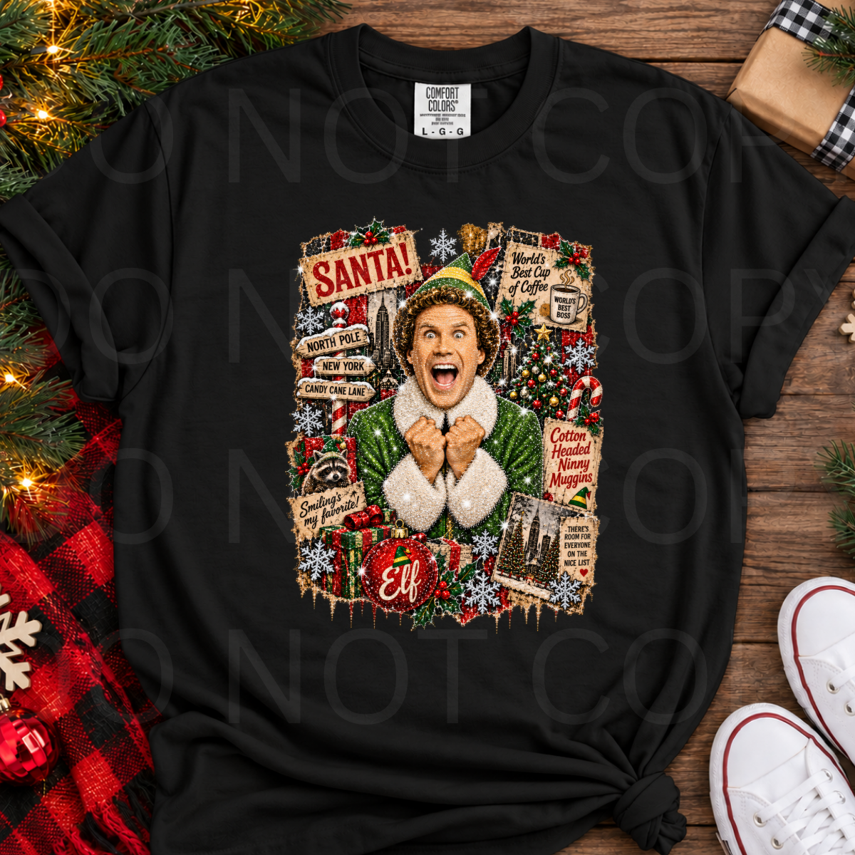 WHOLESALE DTF - SANTA GREEN - 213