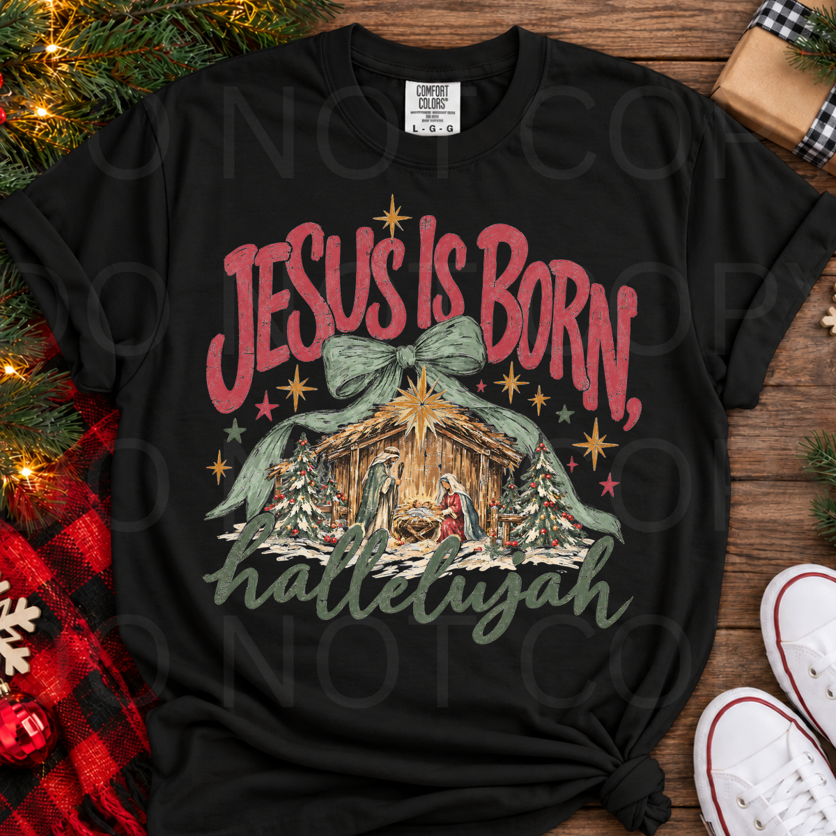 WHOLESALE DTF - JESUS IS BORN - 215