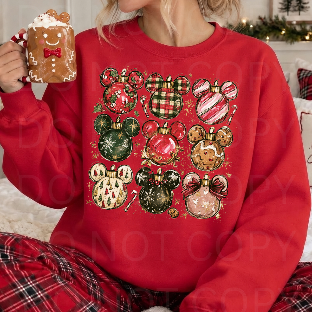 WHOLESALE DTF - MOUSE ORNAMENTS - 188