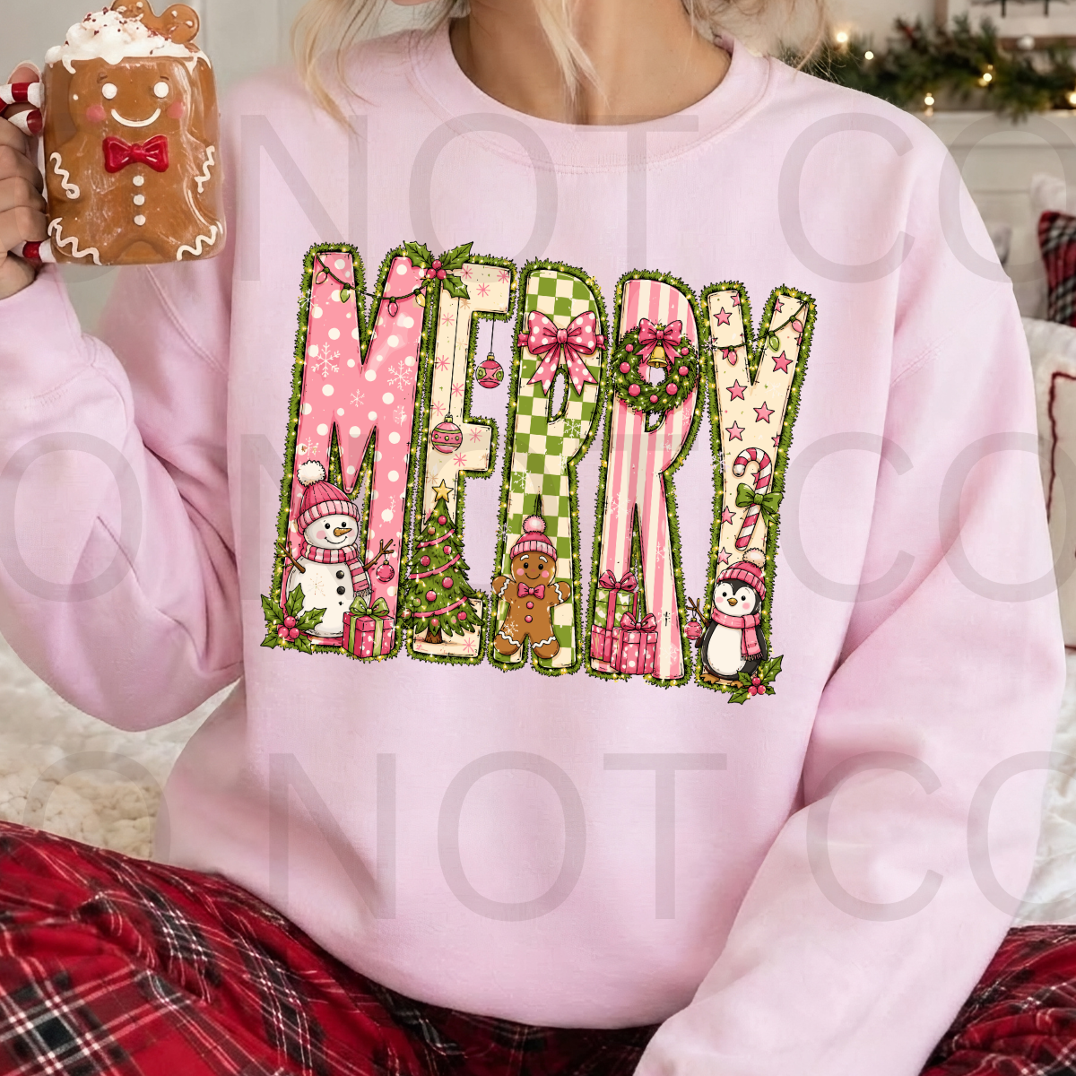 WHOLESALE DTF - PINK MERRY - 008