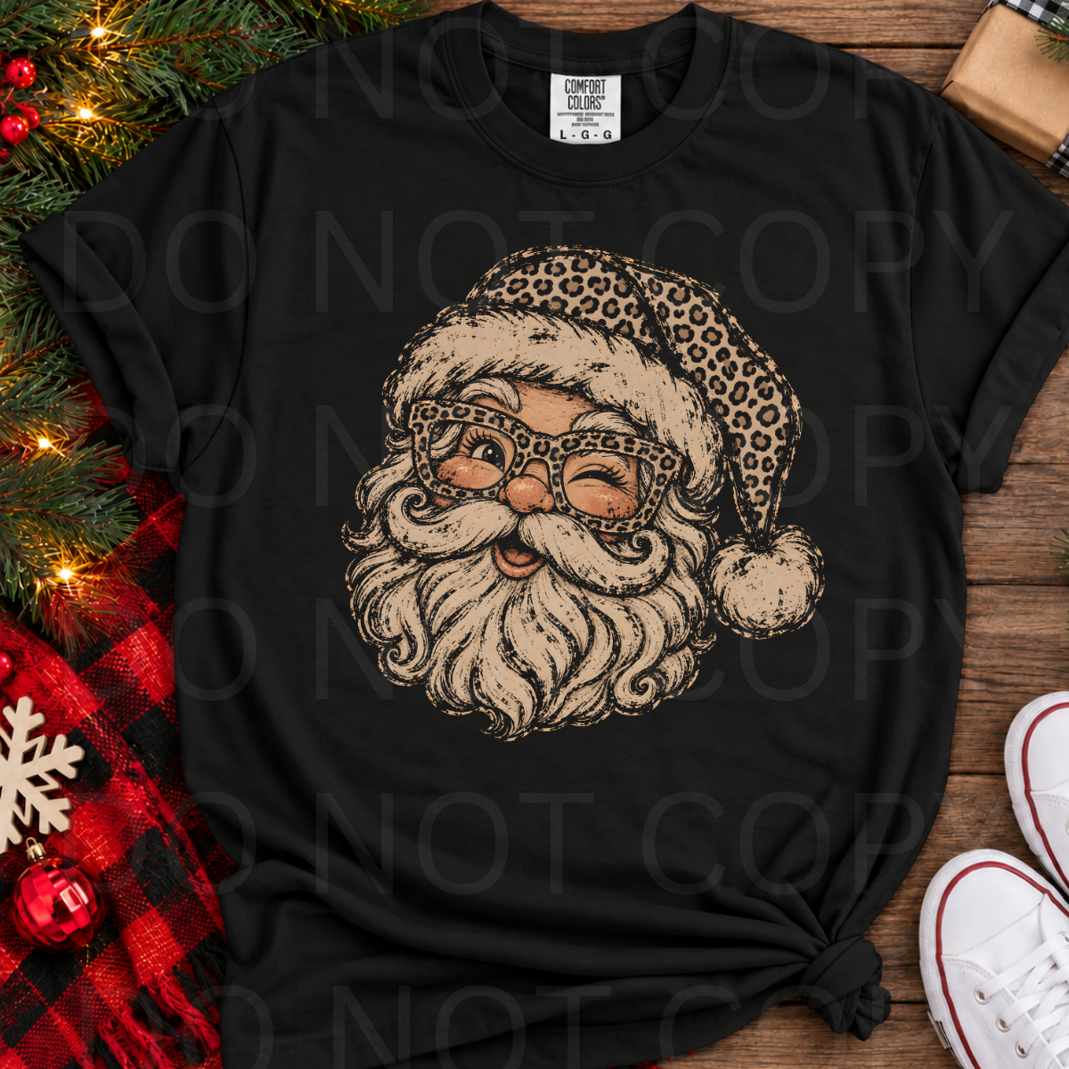 WHOLESALE DTF - CHEETAH SANTA - 152