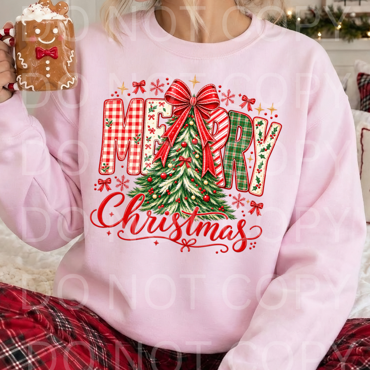 WHOLESALE DTF - MERRY CHRISTMAS TREE - 190
