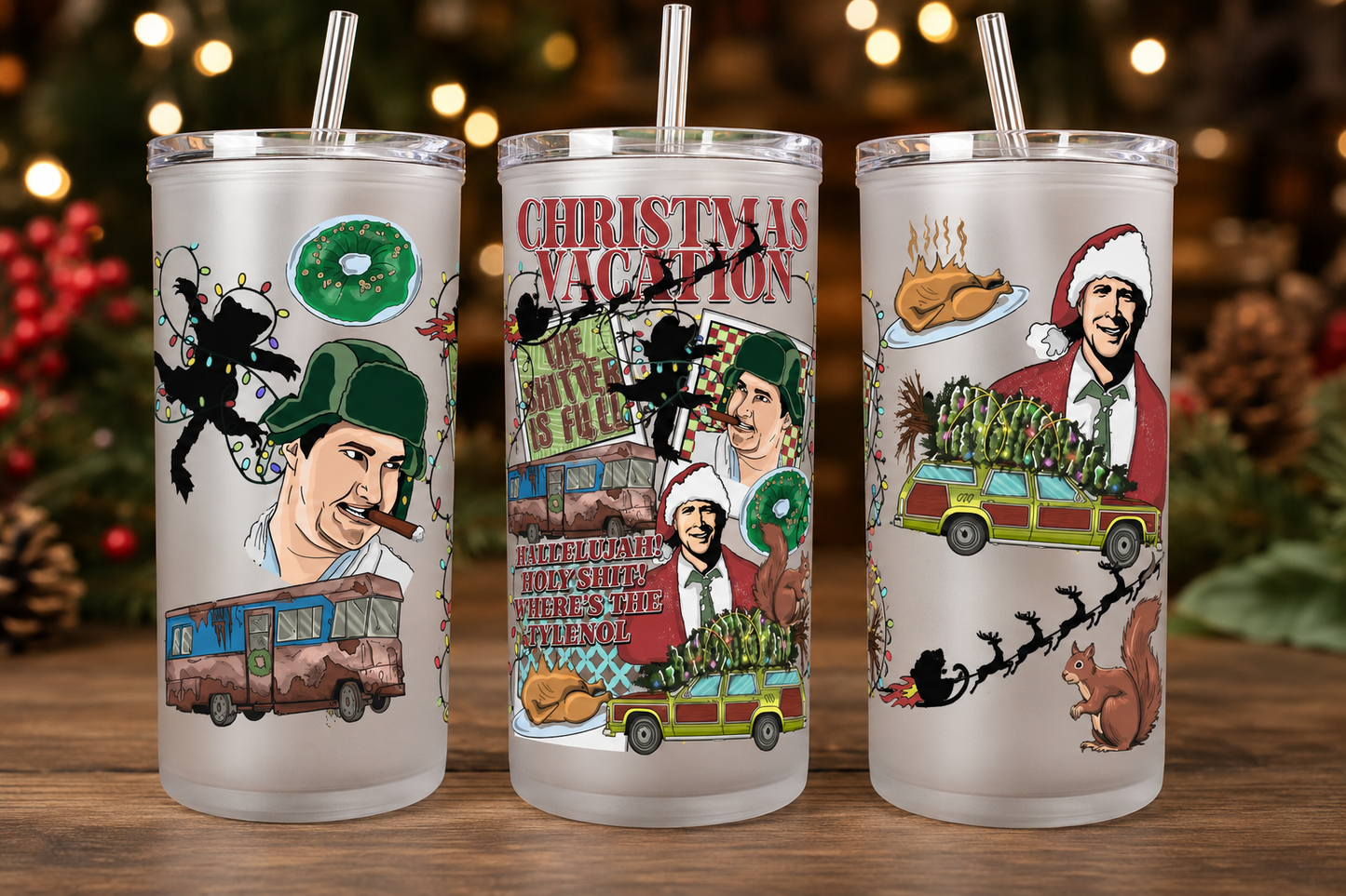 16oz UV CUP WRAP - CHRISTMAS VACATION