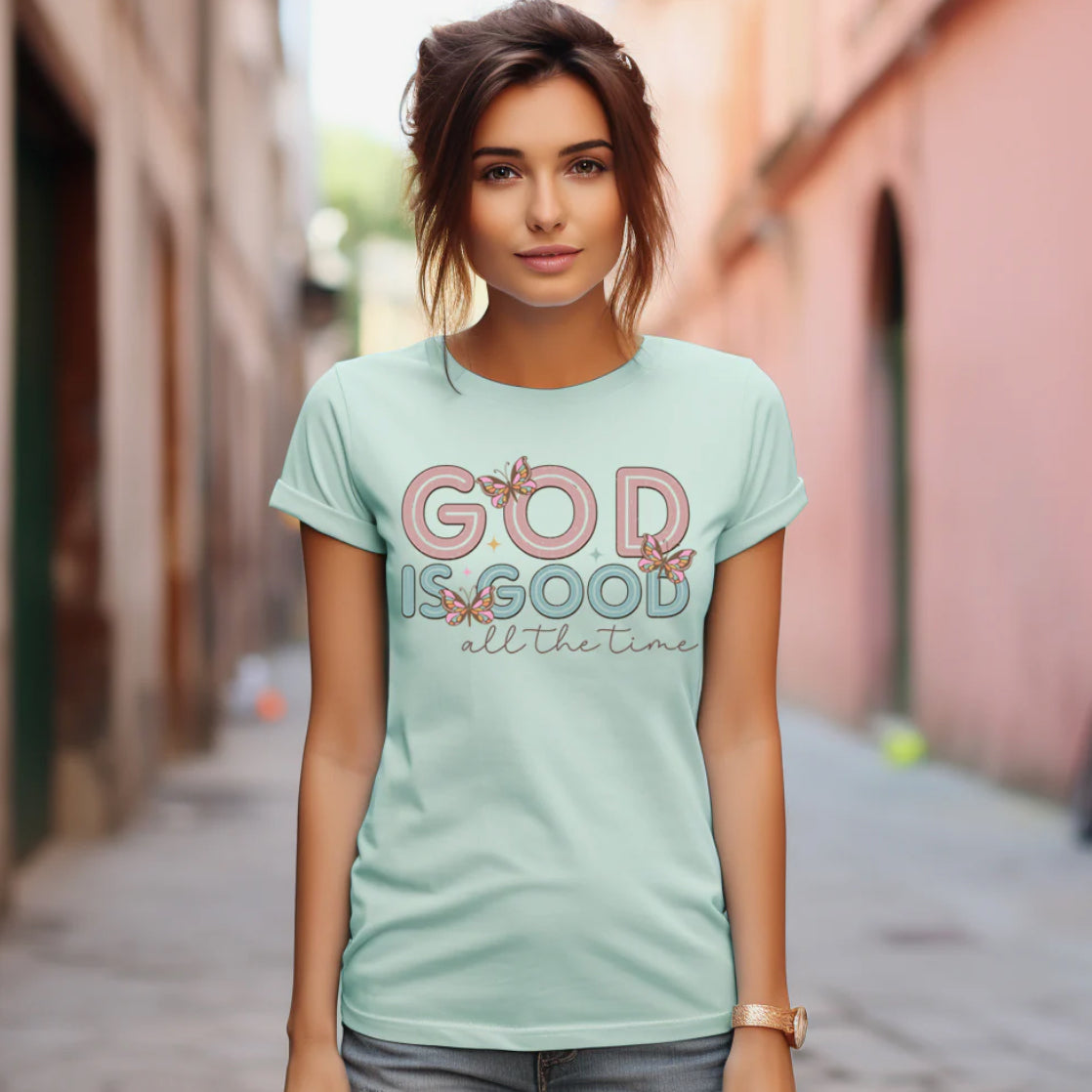 FULL COLOR DTF - GOD IS GOOD ALL THE TIME - A38