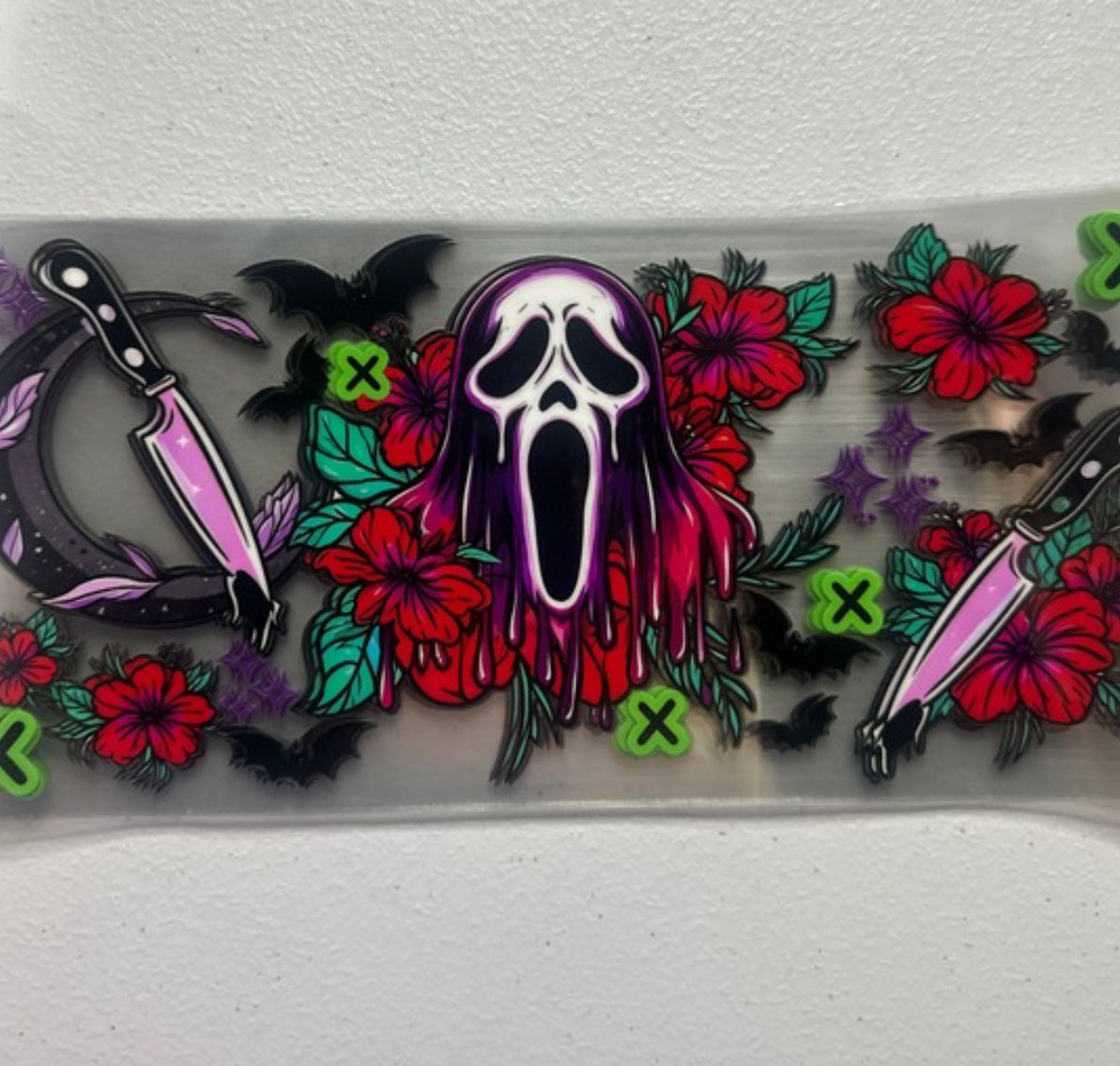 16oz CUP WRAP - PURPLE GHOST