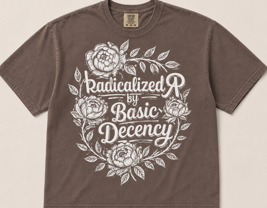 SINGLE COLOR SCREEN PRINT - DECENCY