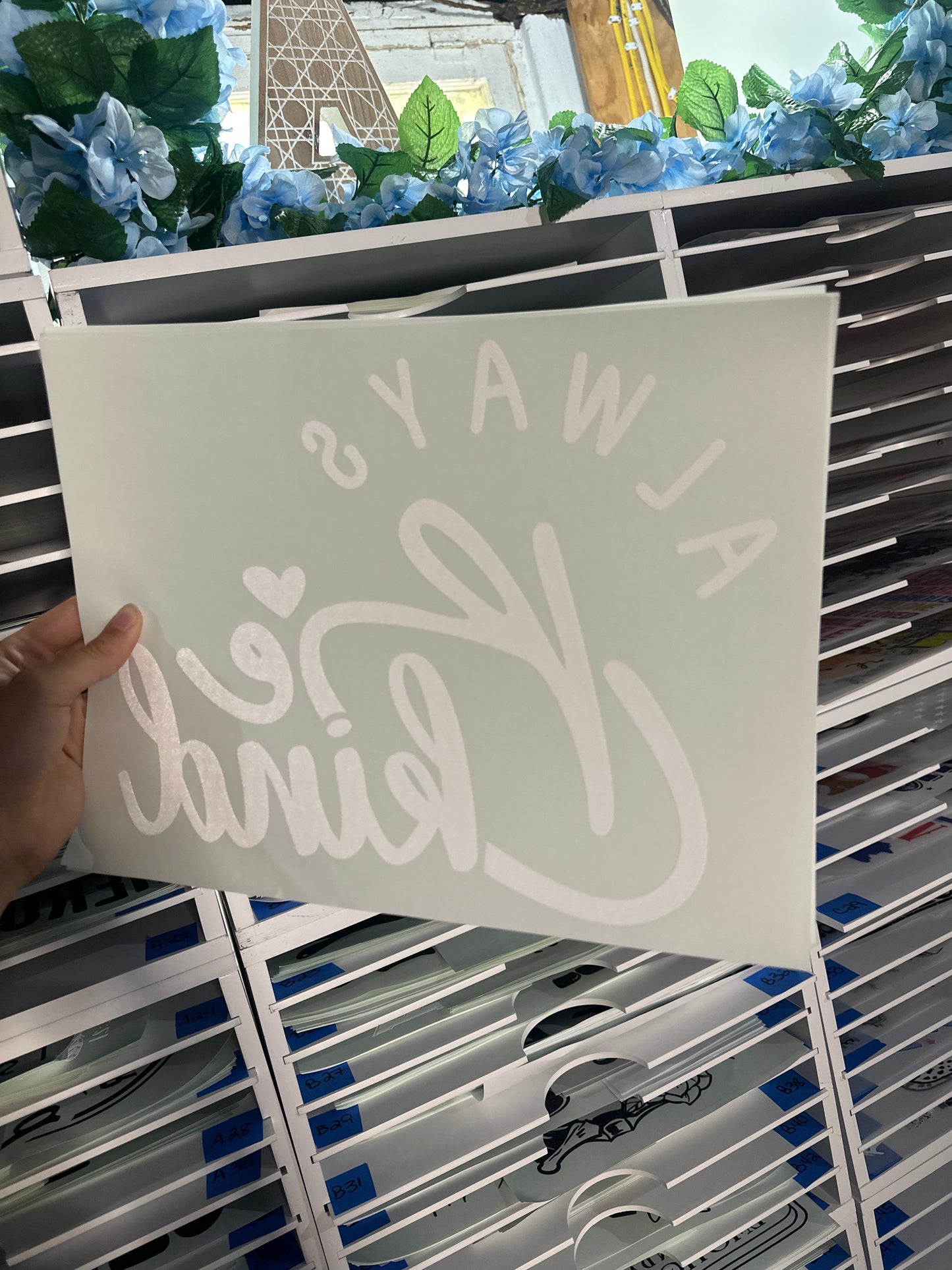 SINGLE COLOR SCREEN PRINT - ALWAYS BE KIND - M 81