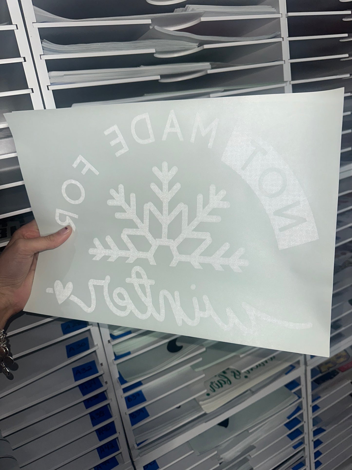 SINGLE COLOR SCREEN RPINT - NOT MADE FOR WINTER M84