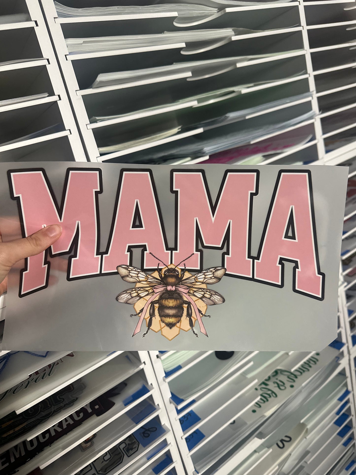 FULL COLOR DTF - MAMA BEE- A44