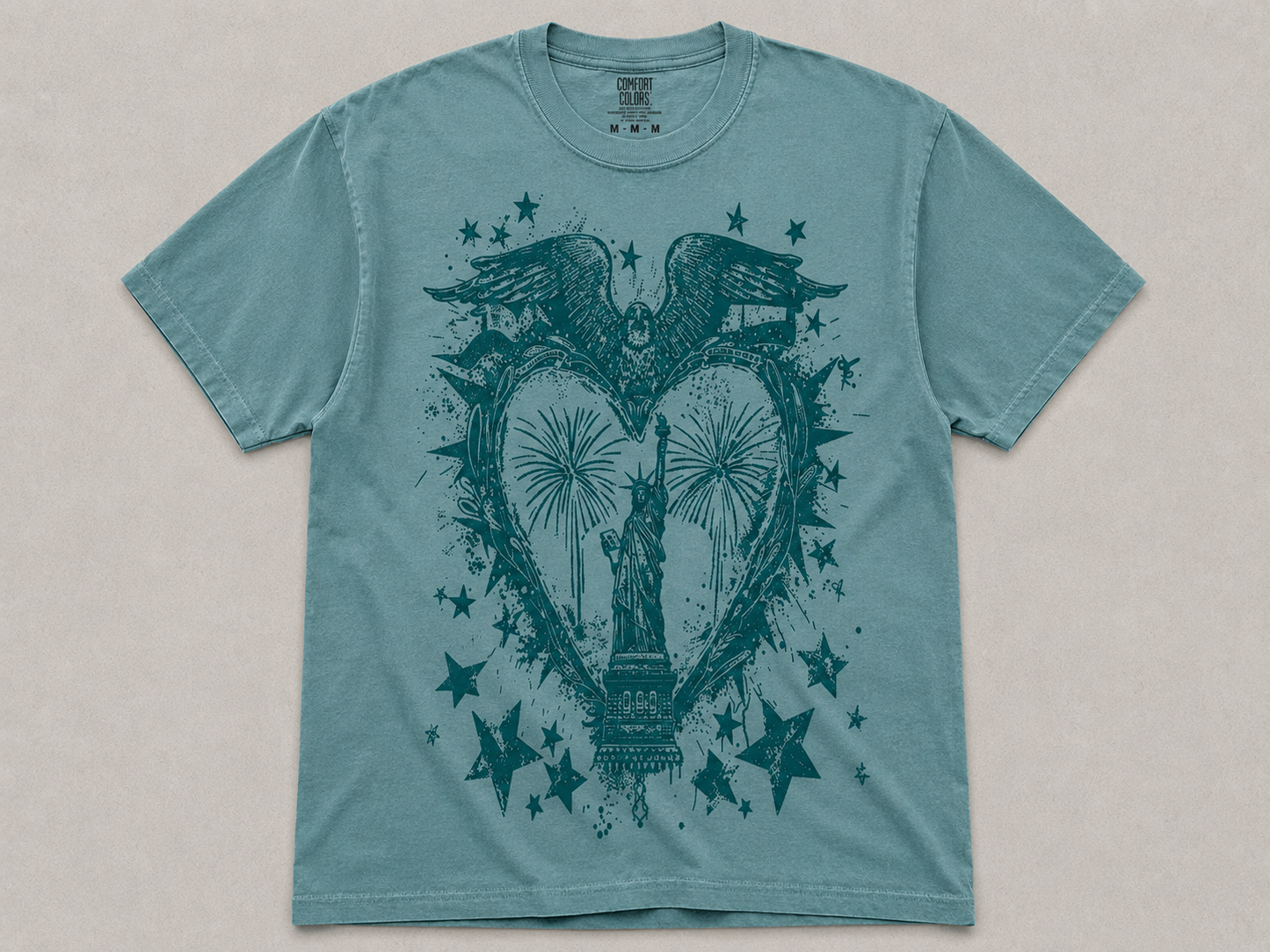 SINGLE COLOR SCREEN PRINT - LIBERTY