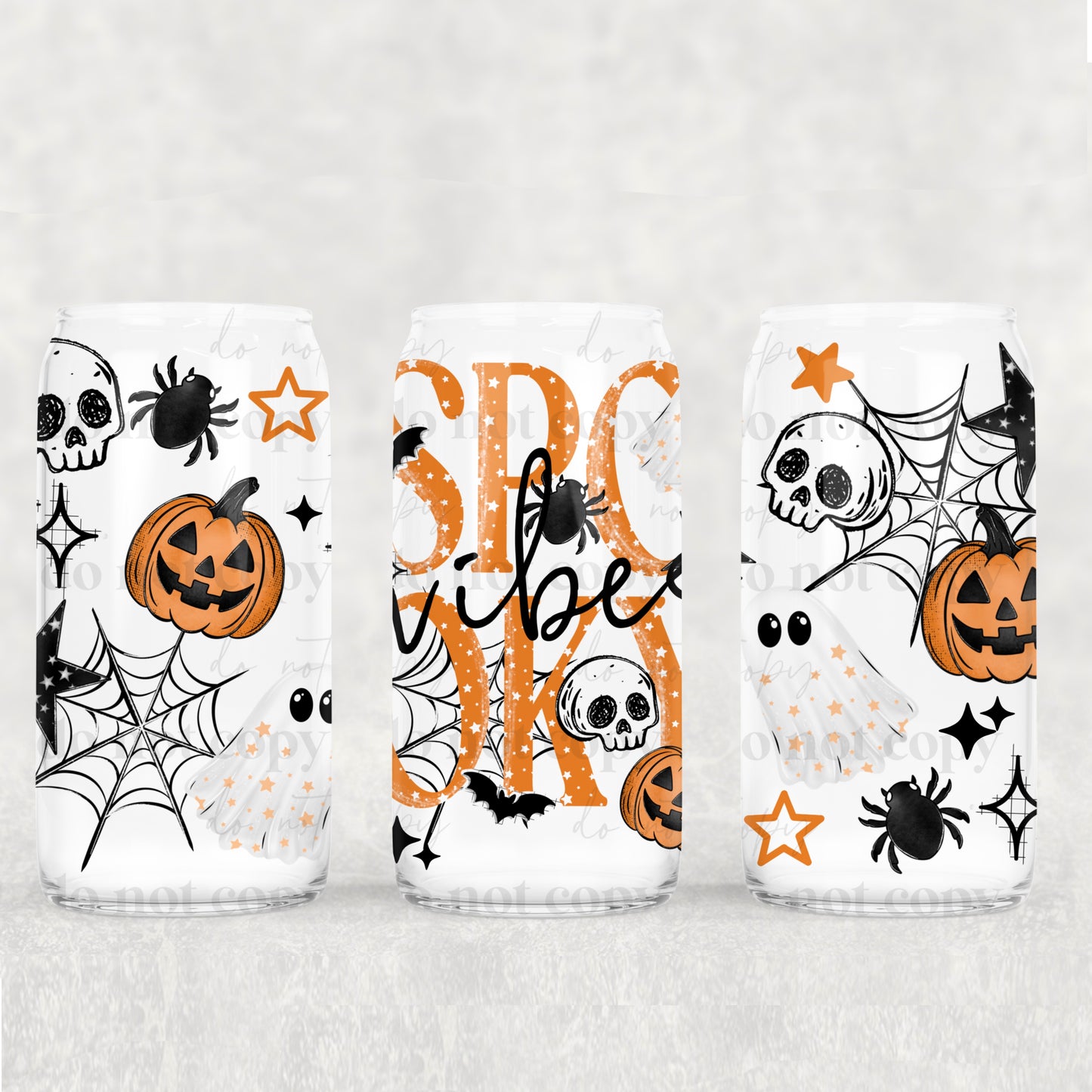 16oz CUP WRAP - SPOOKY VIBES