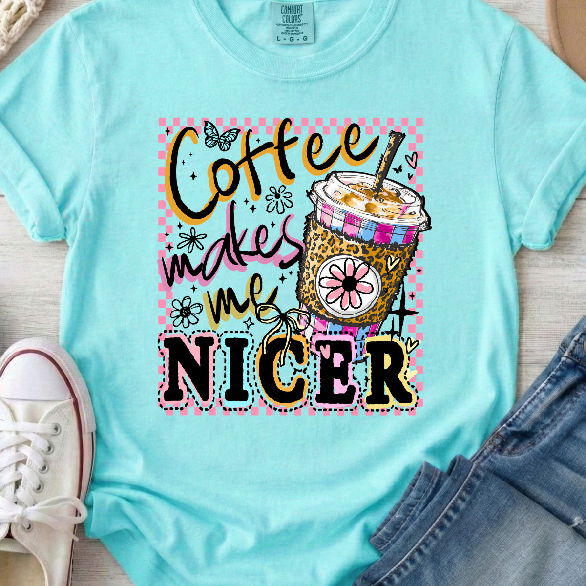 12" DTF - COFFEE MAKES ME NICER