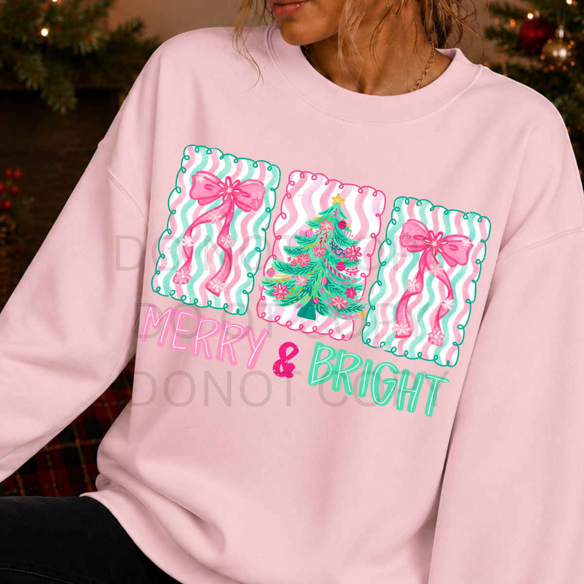 12" DTF - MERRY AND BRIGHT