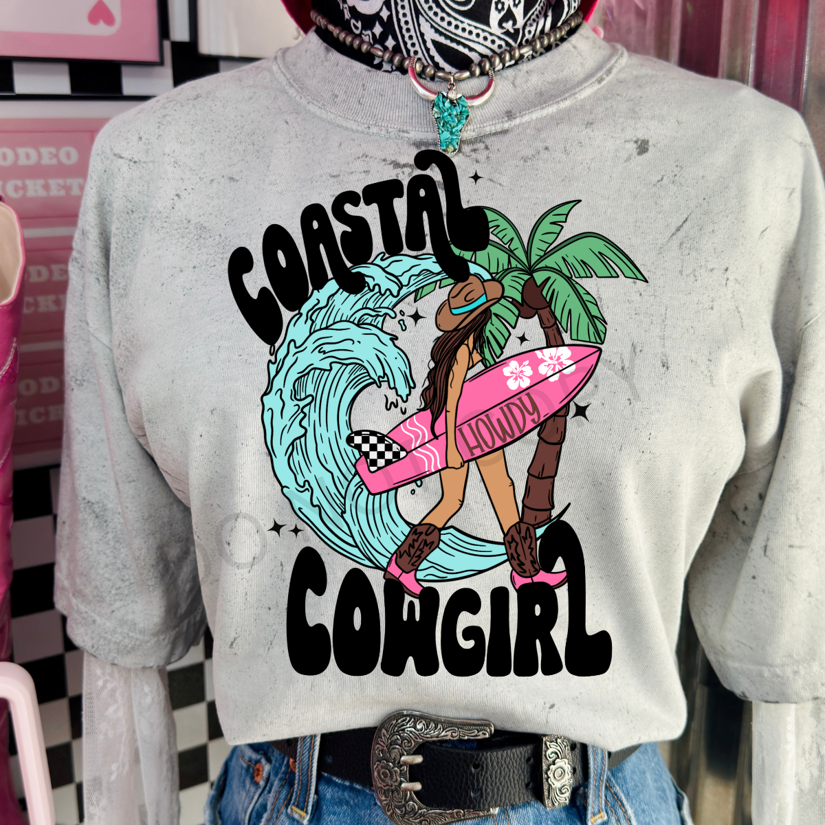 13" DTF - COSTAL COWGIRL - A 16