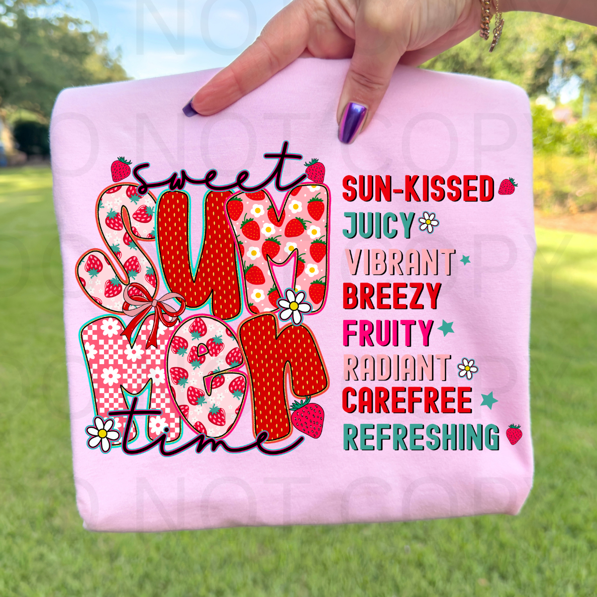11.5" DTF - SWEET SUMMER TIME - C 34