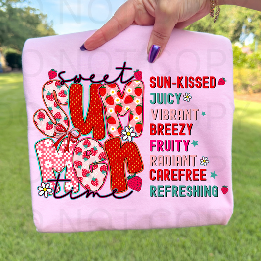 11.5" DTF - SWEET SUMMER TIME - C 34