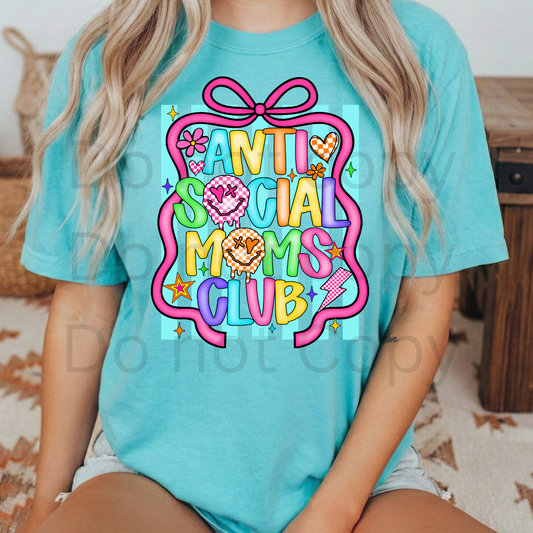 DTF 11.5" - ANTI SOCIAL MOMS - B 22
