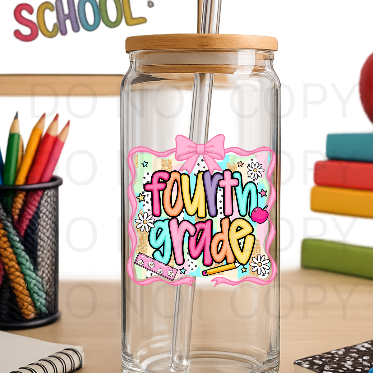 4" UV DECAL - FOURTH GRADE
