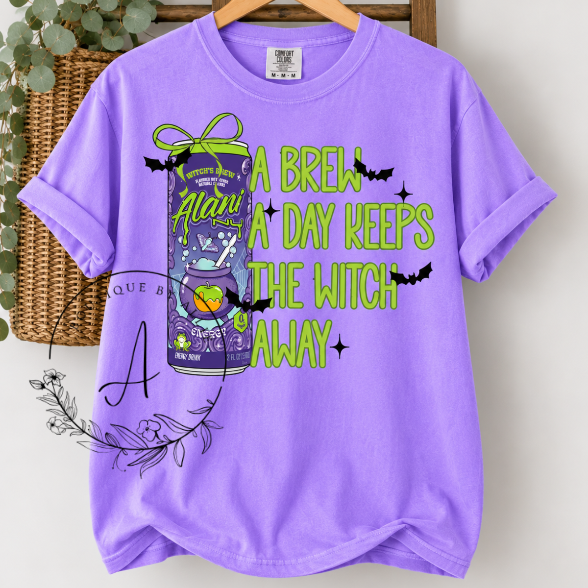 COMFORT COLOR TSHIRT - BREW A DAY