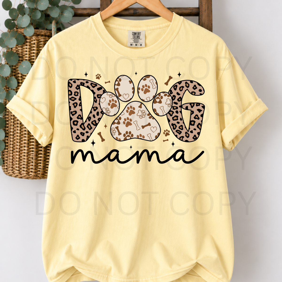 WHOLESALE DTF - DOG MAMA PAW - 059