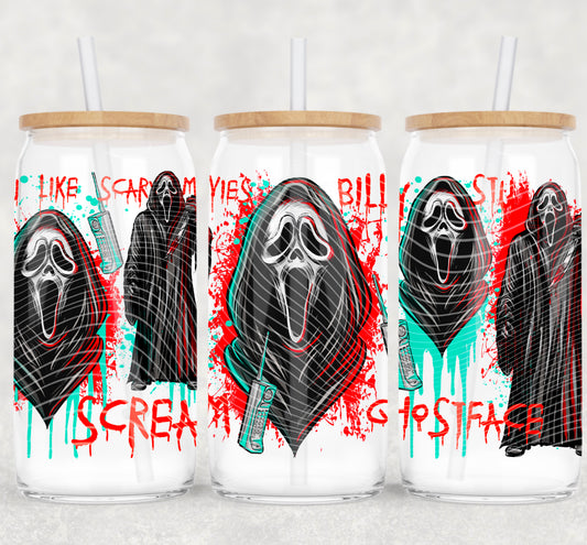 16oz CUP WRAP - RED GHOST