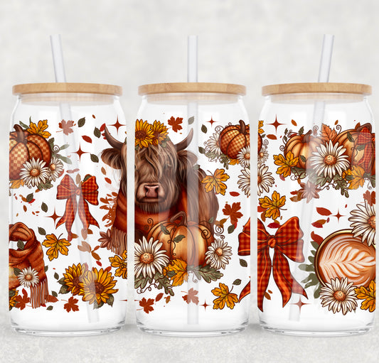 16oz UV CUP WRAP - AUTUMN IS CALLING