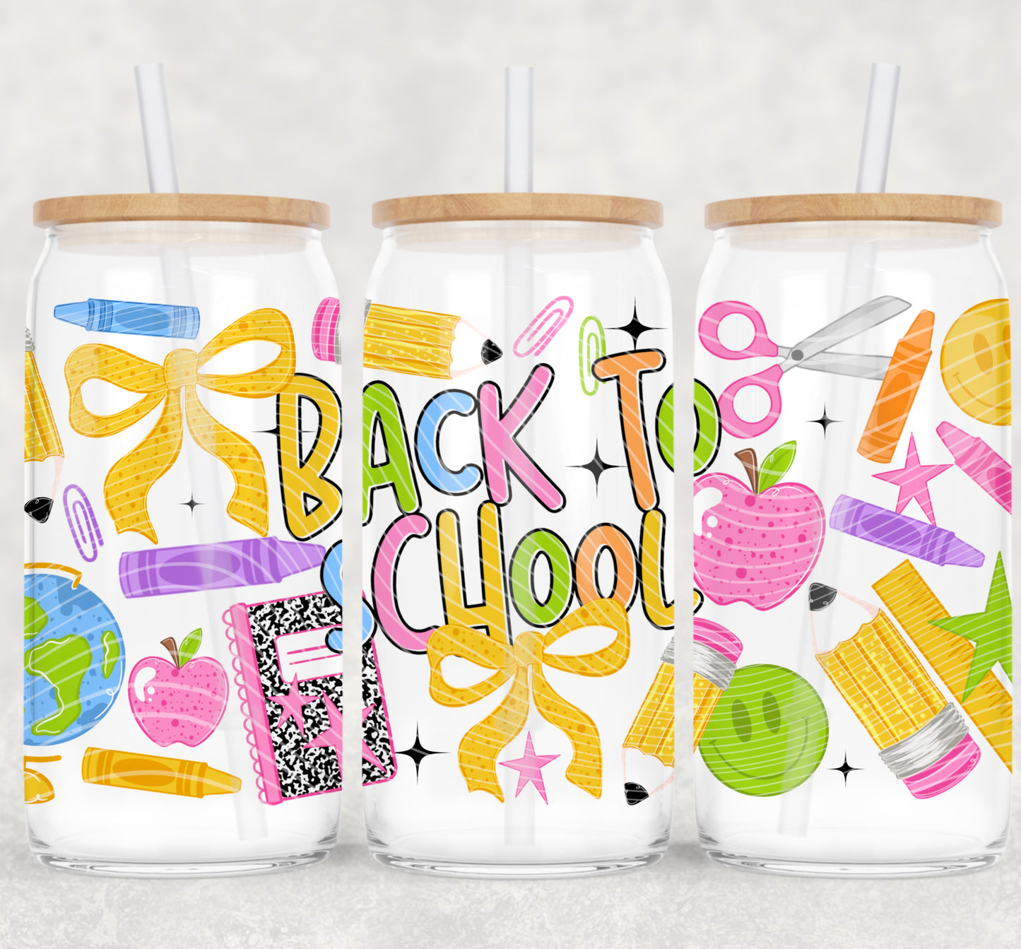 16oz CUP WRAP - BACK TO SCHOOL