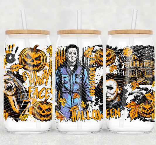 16OZ UV DTF CUP WRAPS - HALLOWEEN