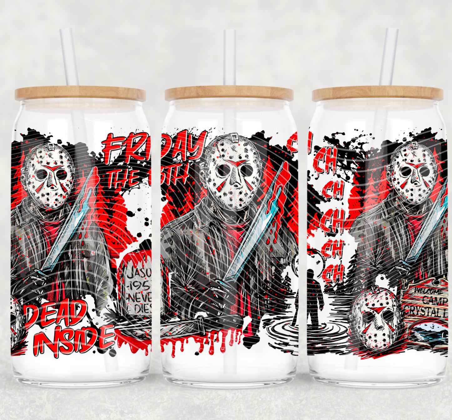 16OZ UV DTF CUP WRAP - RED