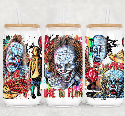 16oz UV DTF WRAP - CLOWN