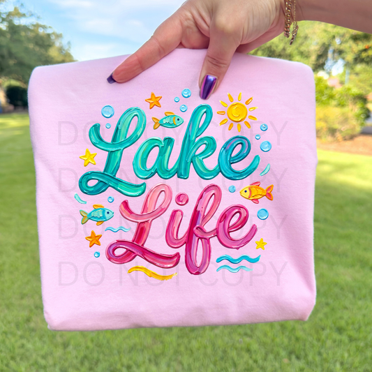 11.5" DTF - LAKE LIFE PAINTED - C 13