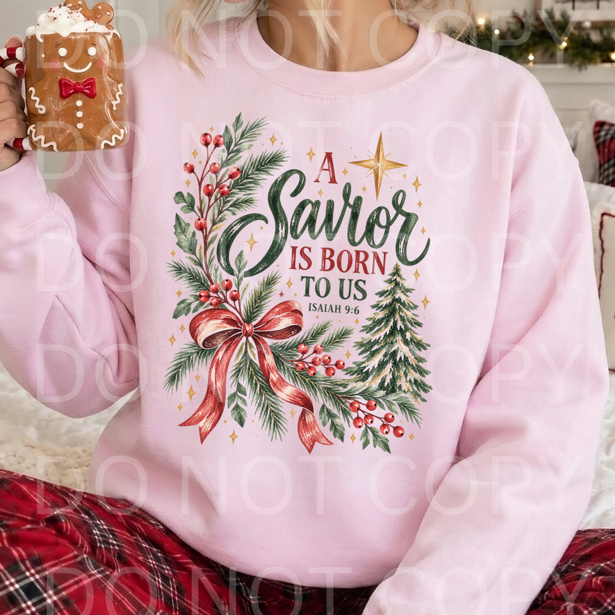 WHOLESALE DTF - A SAVIOR WAS BORN - 162