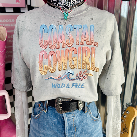11.5" DTF - COASTAL COWGIRL - A 45