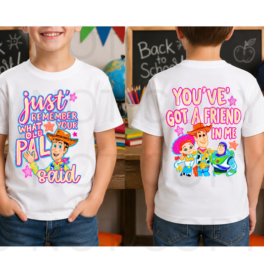9" FRONT & BACK - FRIEND