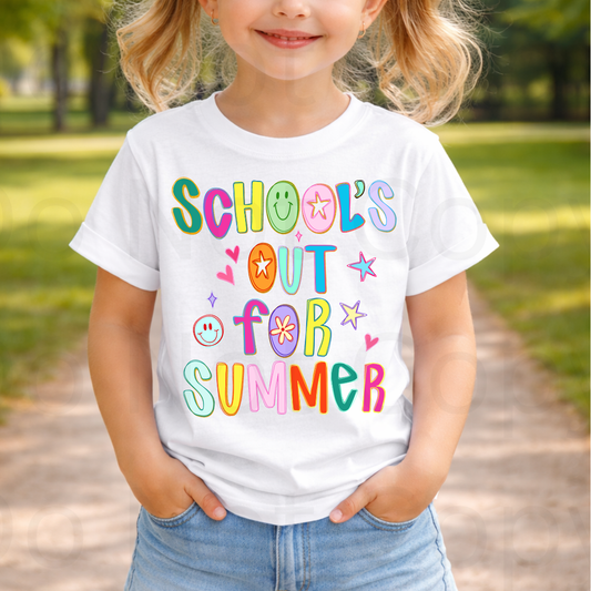 DTF 8" - SCHOOLS OUT FOR SUMMER - B 39